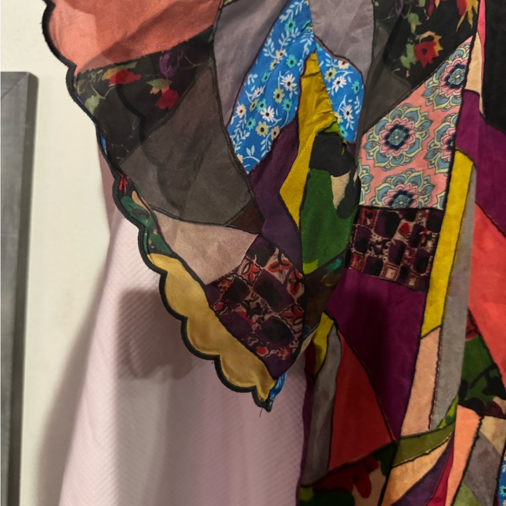 Johnny Was Multicolor Patchwork Blouse - image 6